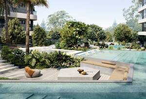 Athena Quays Waterfront Luxury high floor 2 bedroom - 2 bathroom - 2 car spaces- Level 7-126 m2 - Completion Late October image 3