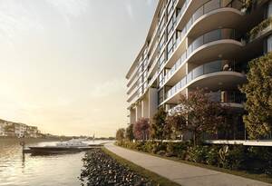 Athena Quays Waterfront Luxury high floor 2 bedroom - 2 bathroom - 2 car spaces- Level 7-126 m2 - Completion Late October image 5