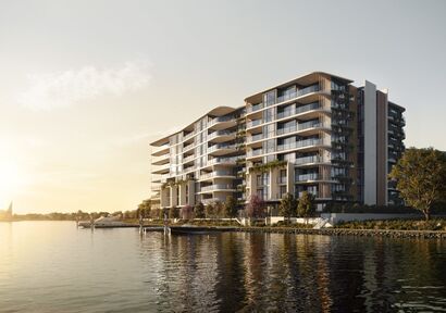 Athena Quays Waterfront Luxury high floor 2 bedroom - 2 bathroom - 2 car spaces- Level 7-126 m2 - Completion Late October image 2